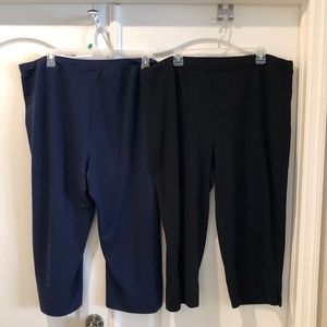 bundle knit capri pants